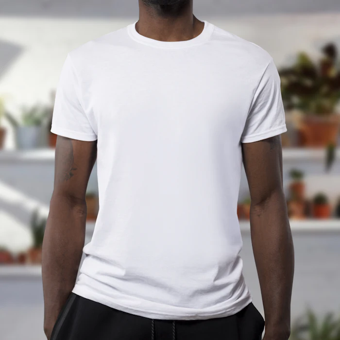 Folded apparel-style packaging set prepared for retail